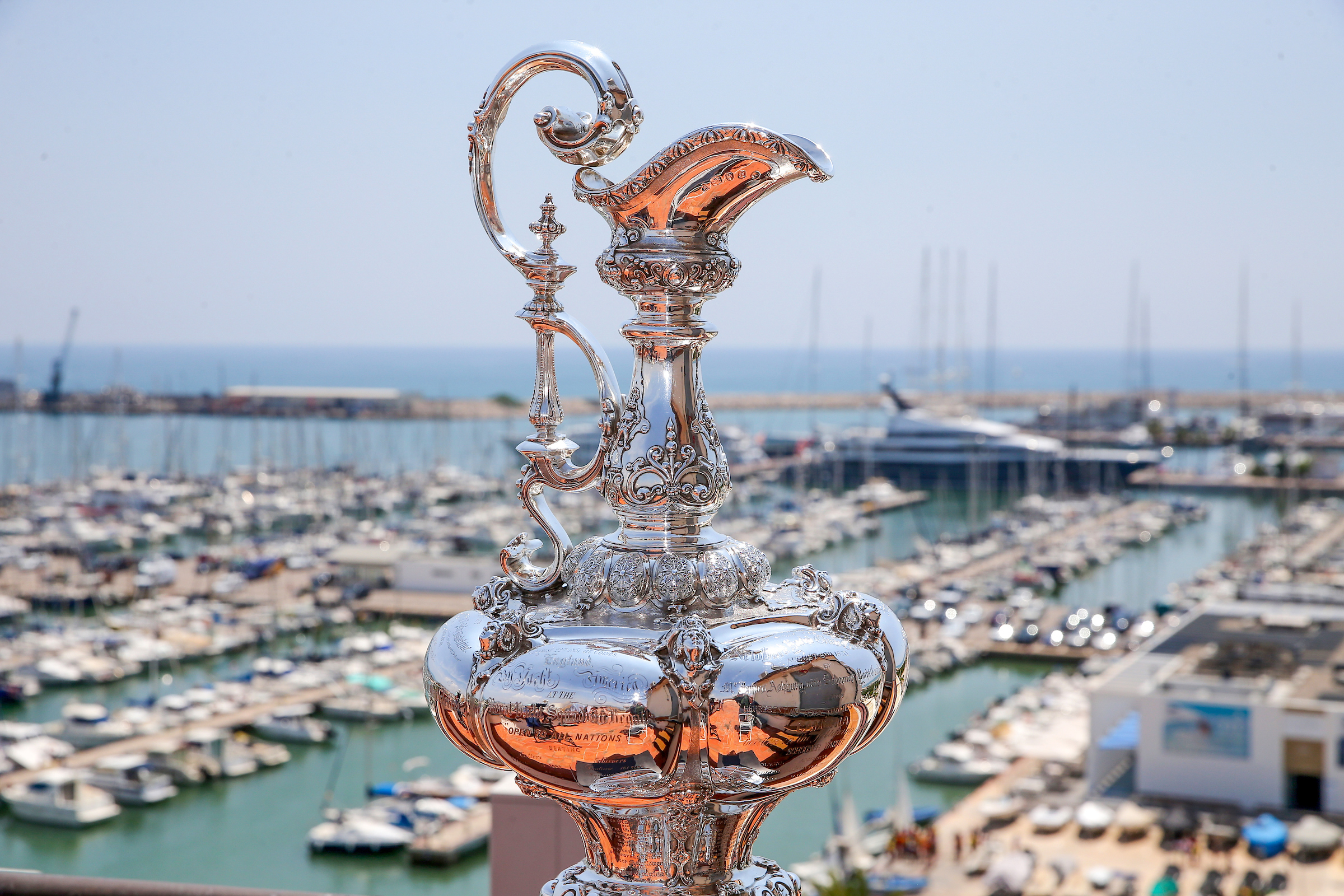 The trophy of the America's Cup