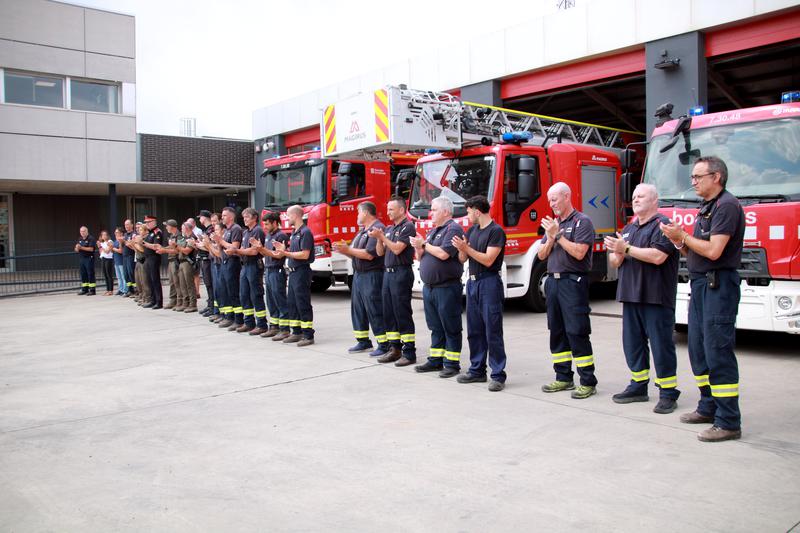 Commoció i dol a Tortosa per la mort d'un bomber mentre treballava a l'incendi de Paüls