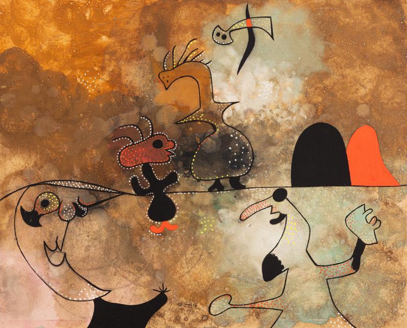 Joan Miró's painting 'L'oiseau du matin'
