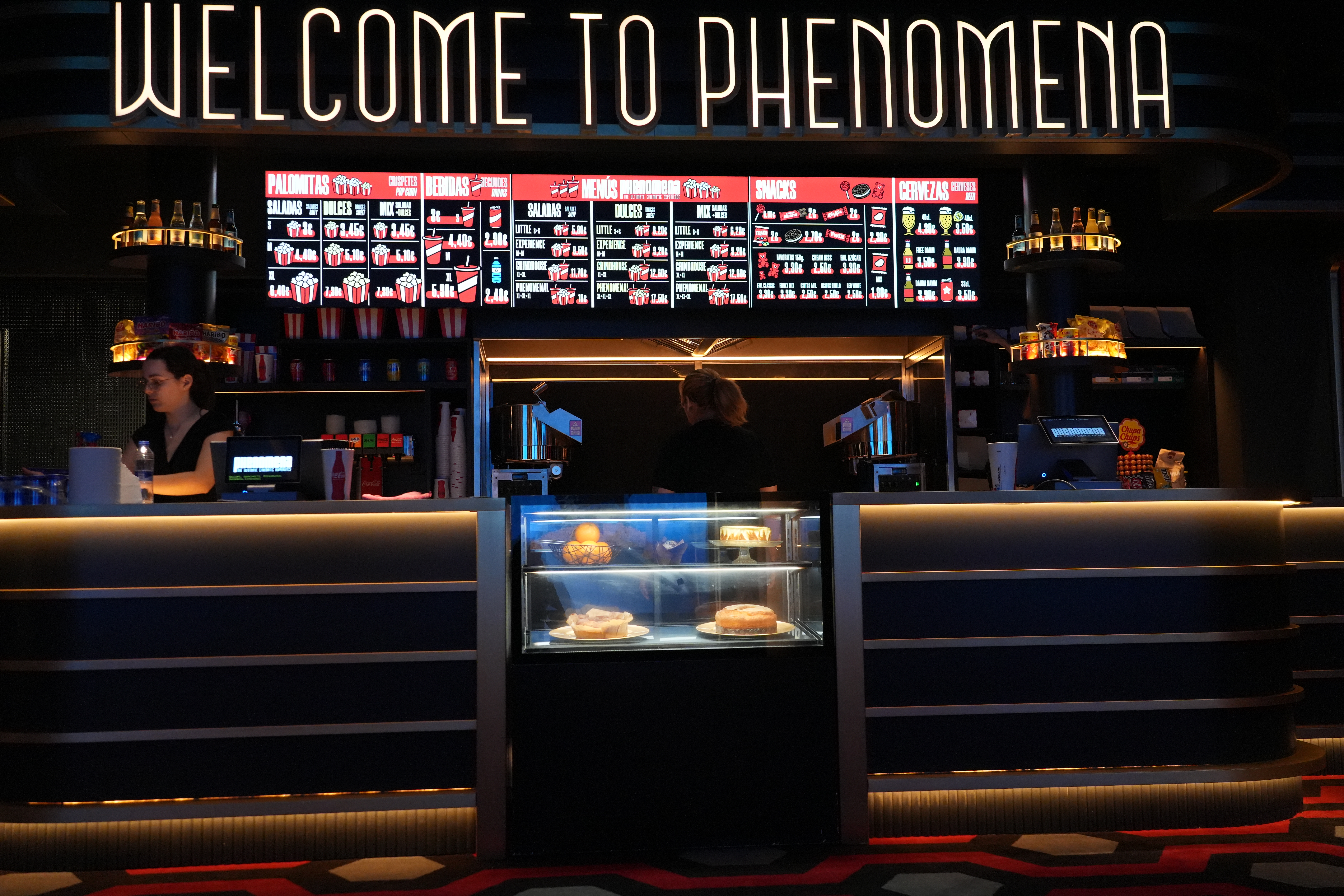 The Phenomena Cinema in Barcelona after the renovation