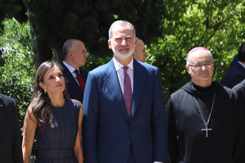 King Felipe VI visits <strong>Montserrat Abbey</strong> amid pro-independence protests