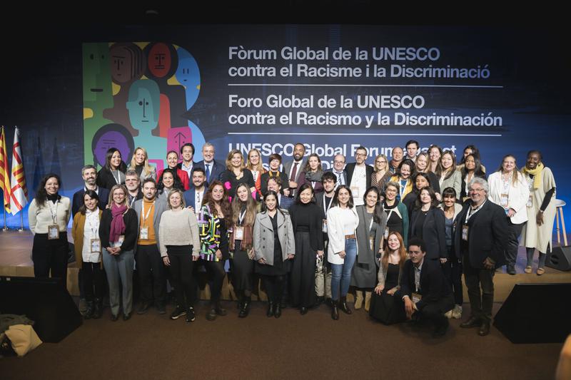 Participants at the fourth edition of UNESCO’s Global Forum Against Racism and Discrimination held in Barcelona in December 2024