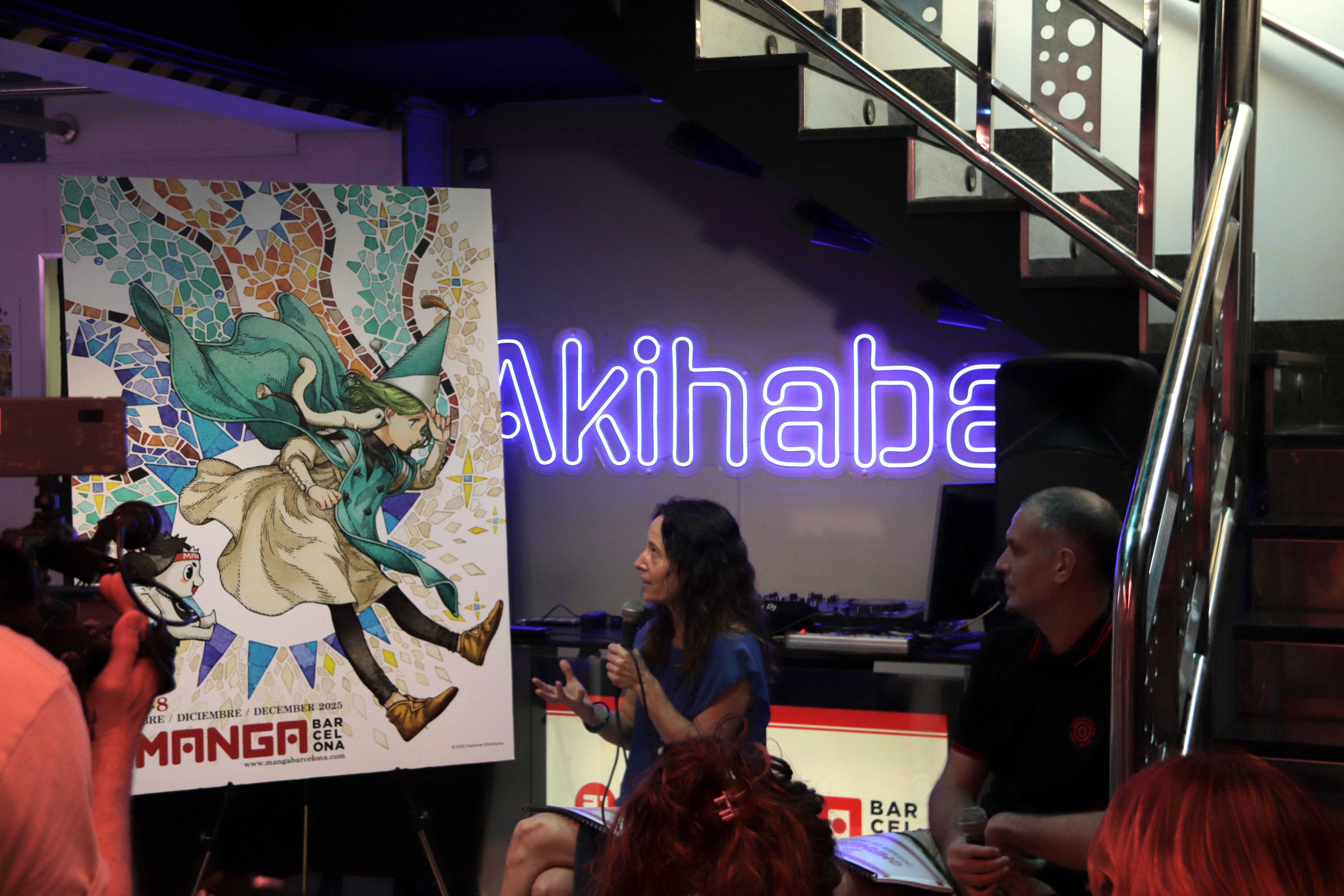 Press conference for the unveiling of Manga Barcelona's 31st edition poster