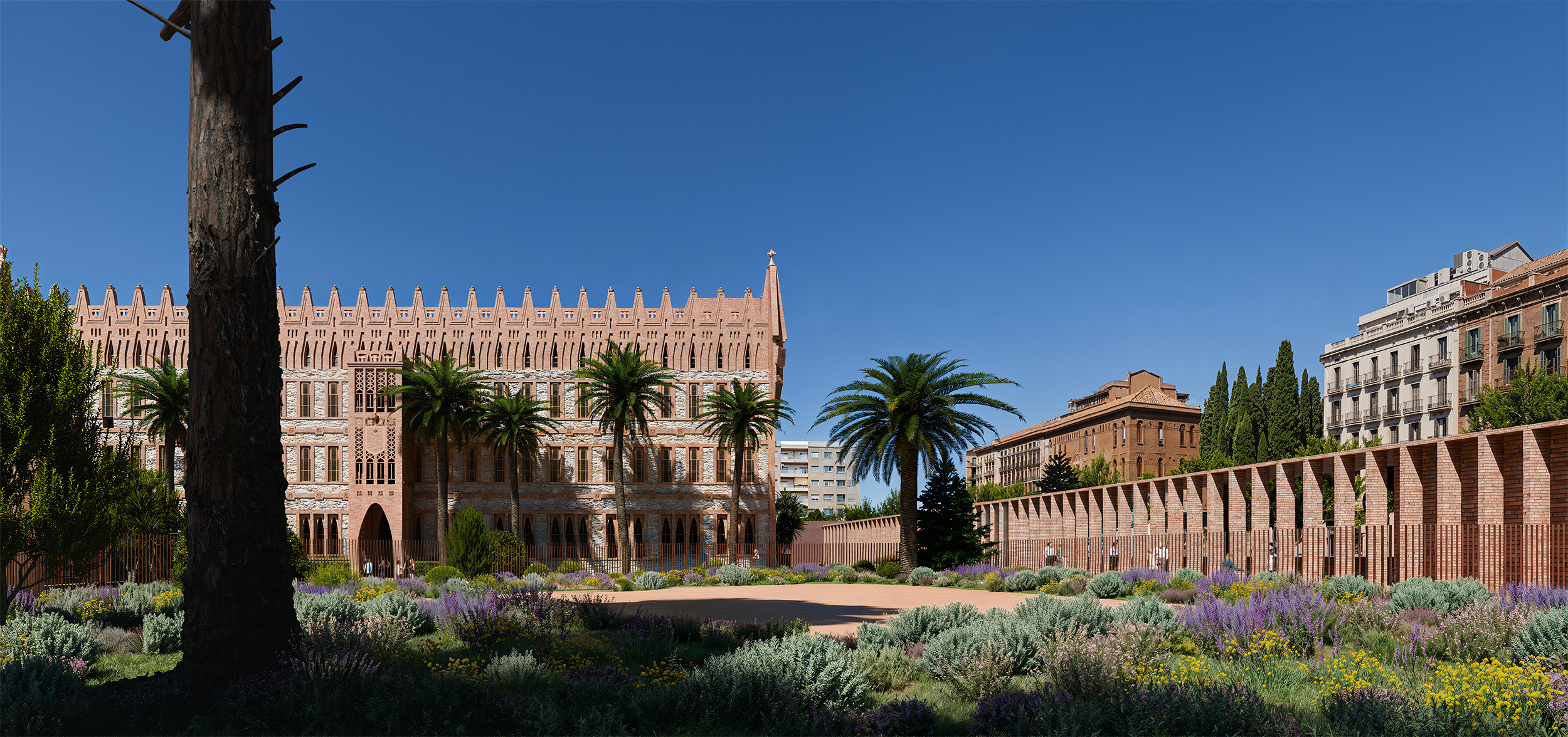 El Col·legi de les Teresianes, on s'ubicarà el nou museu Gaudí.
