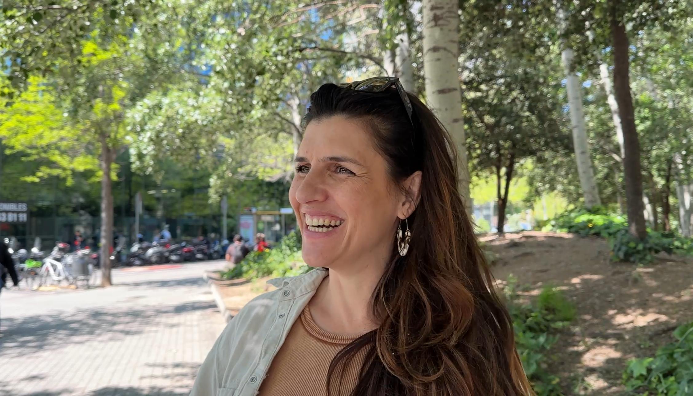 Diana, a single mother in Barcelona