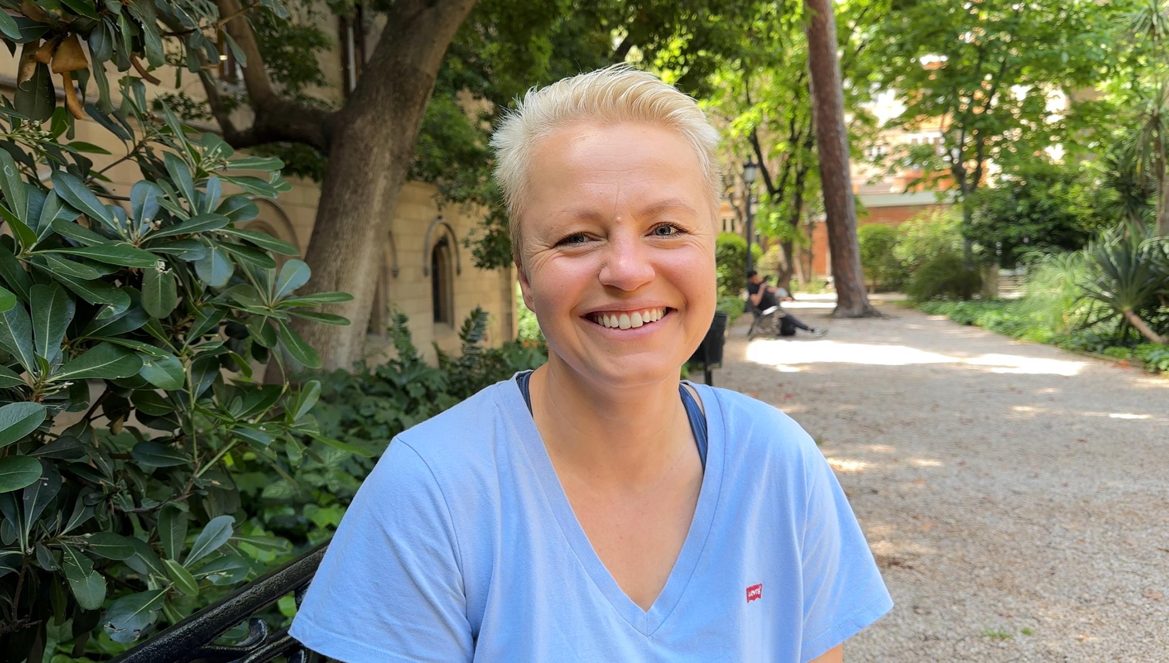 Alena, a queer mother living in Barcelona