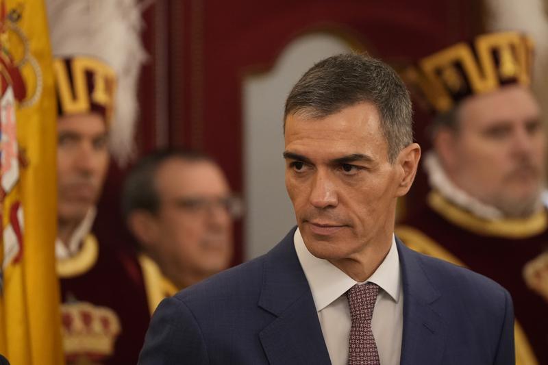 Spanish PM Pedro Sánchez during Constitution Day