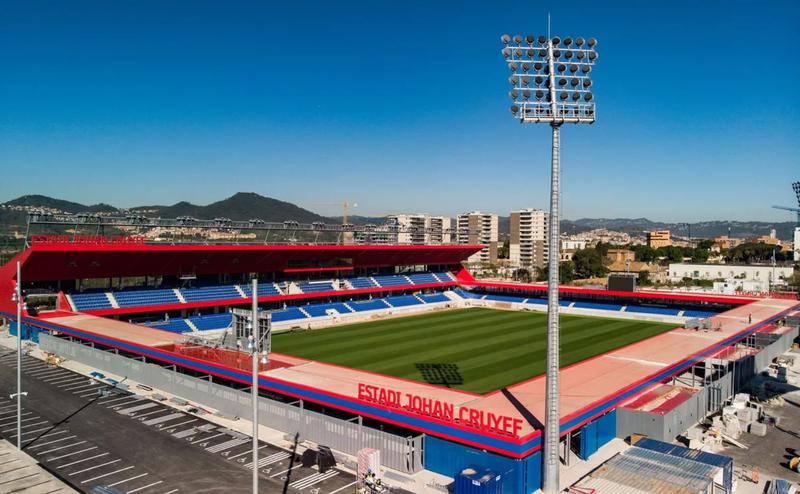 The Estadi Johan Cruyff, where Barcelona Femení play their home games