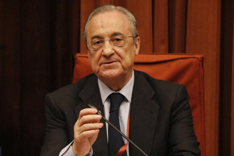 Real Madrid president Florentino Pérez