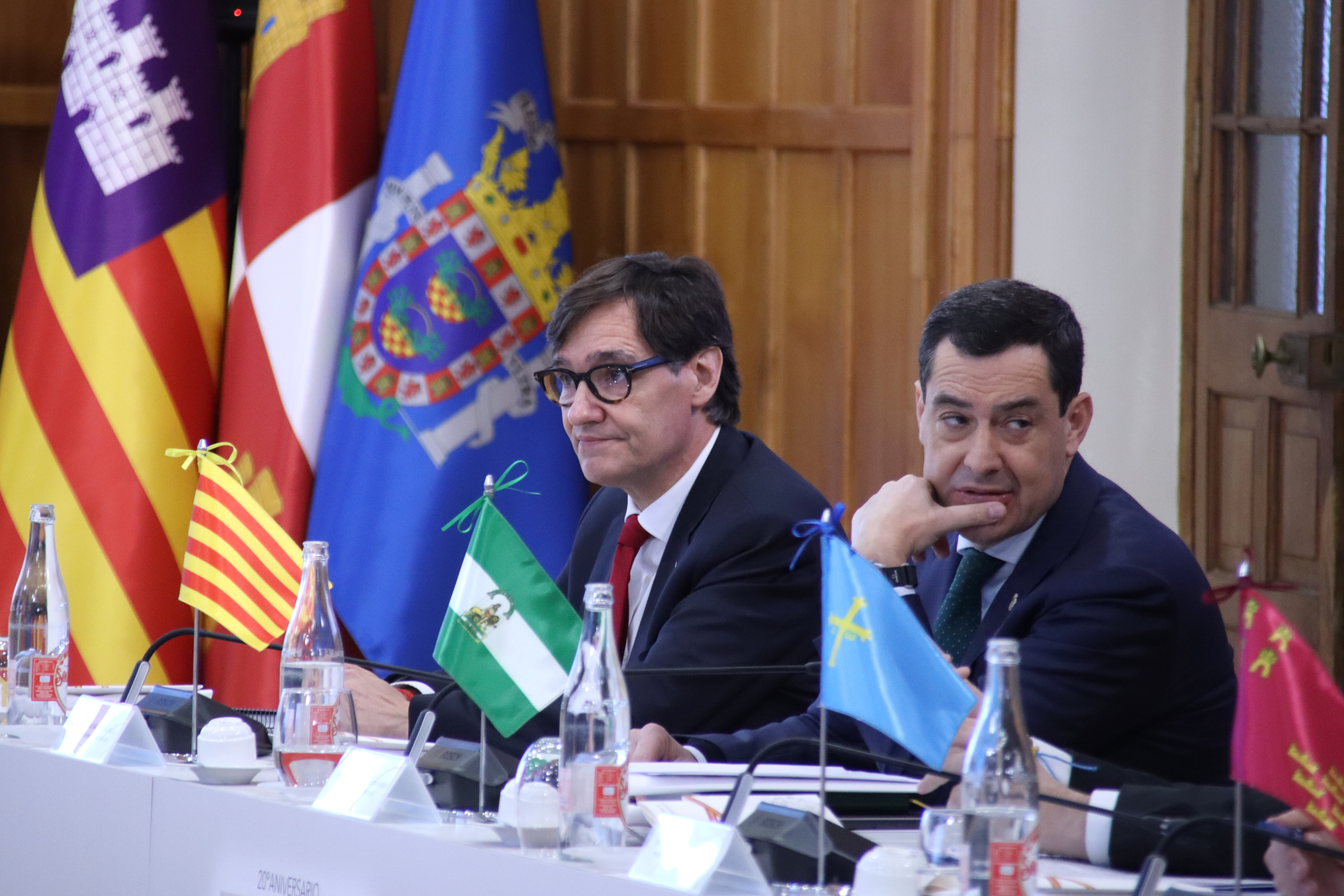 El president de la Generalitat, Salvador Illa, a la Conferència de Presidents a Santander.