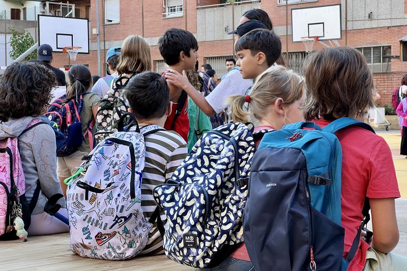 Children ready for the start of the 2024/25 new school year