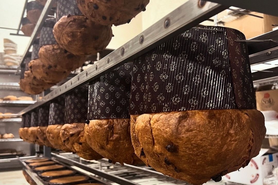 Upside-down panettone at Suca'l Bakery