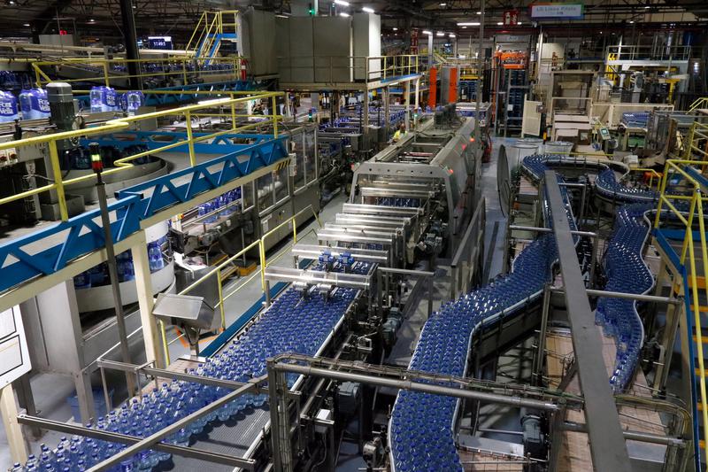 Facilities of bottled water company Font Vella