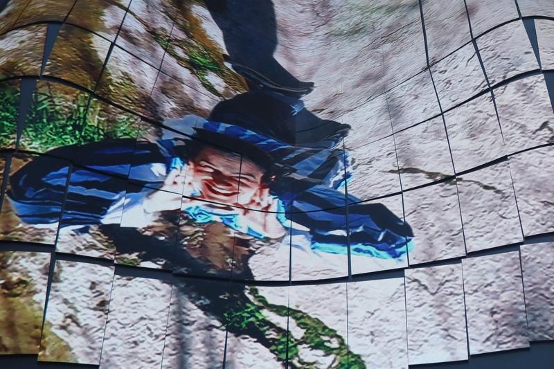 Installation 'Paper Tears', by artist Clàudia Pagès, at the Venice Art Biennale