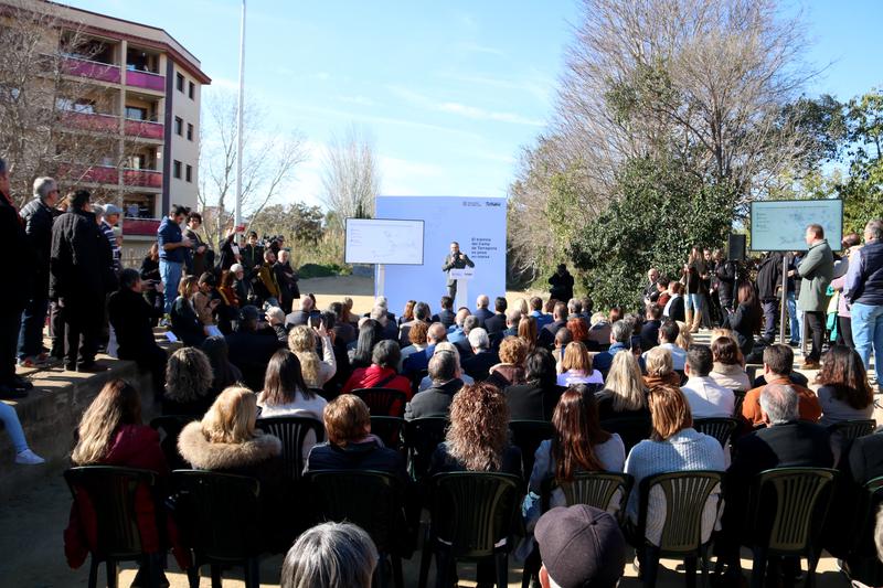 Presentation of the first phase of the tramway of Camp de Tarragona in Cambrils with mayors and the Catalan president