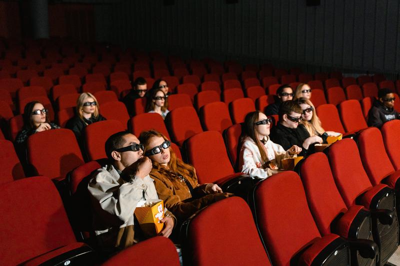 Cinema spectators in a creative commons picture 
