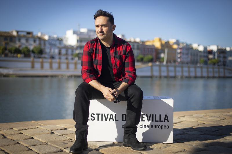 Catalan filmmaker Juan Antonio Bayona (J. A. Bayona) at Seville's cinema festival photocall on November 6, 2022