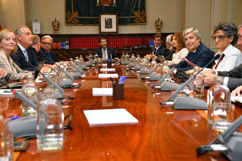 A meeting of the General Council of the Judiciary, Spain's top judicial body, November 2023