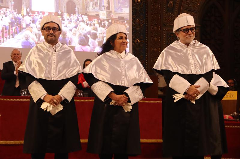 Juan Antonio Bayona, Lita Cabellut and Jaume Plensa, awarded honorary doctorates from University of Barcelona