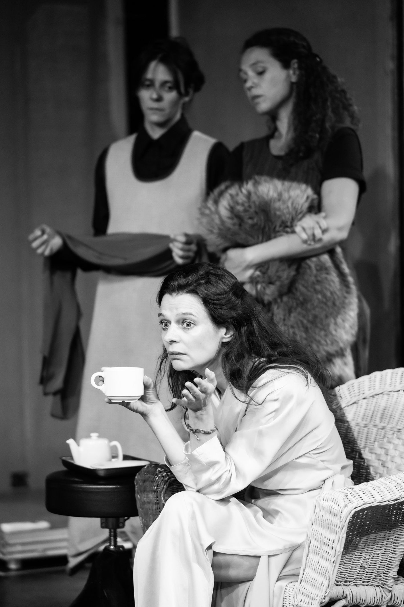 Performance of The Maids at the Athénée Theatre in Paris