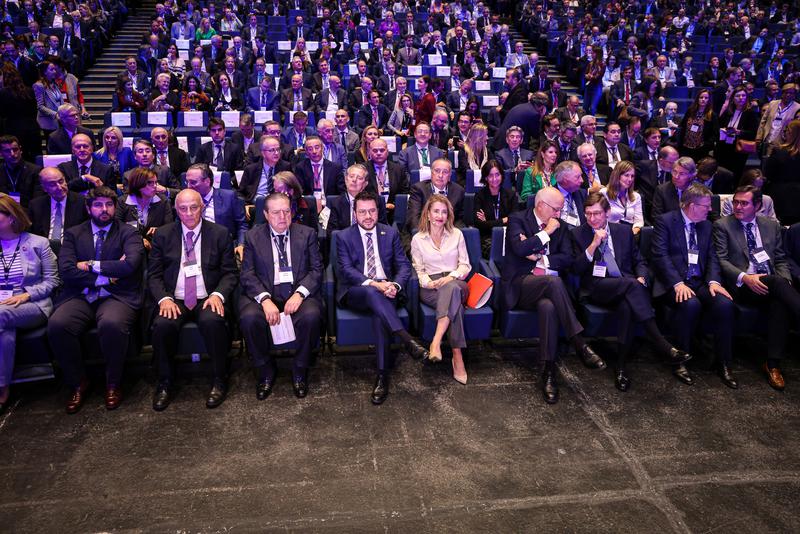 Politicians and business leaders gather to call for the completion of the Mediterranean corridor rail route, November 17, 2022