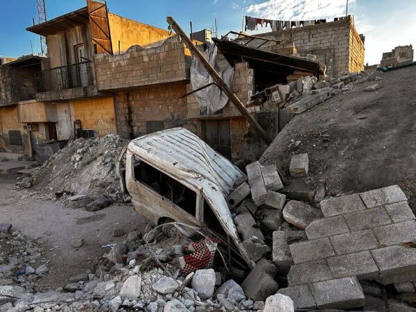 The aftermath in northwestern Syria after the earthquake