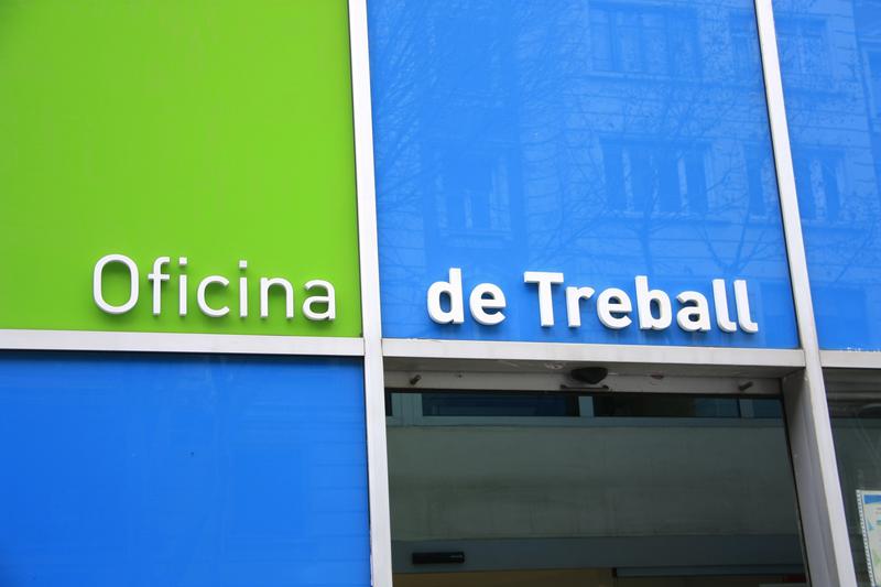 An employment services office in Catalonia
