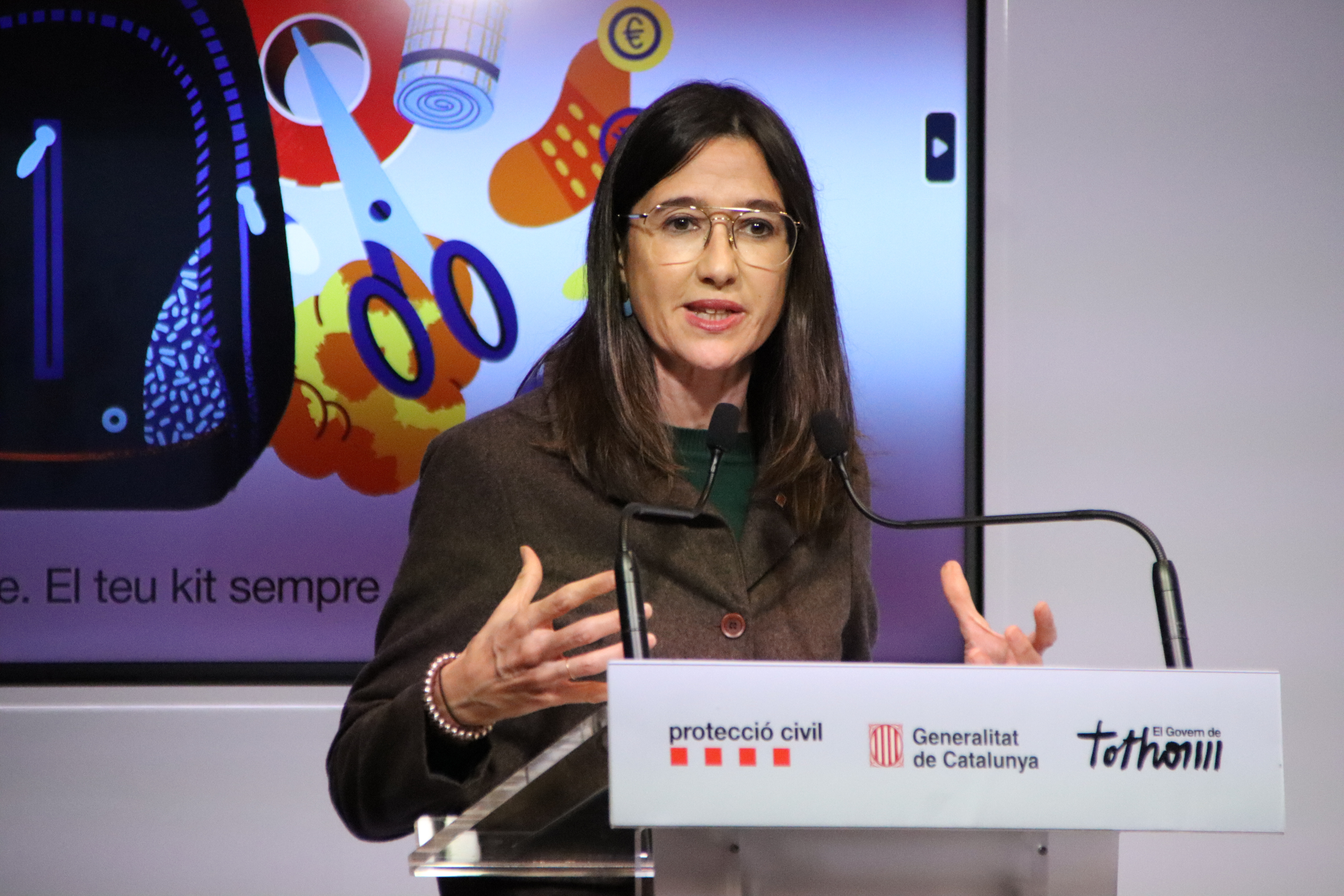 Interior minster Núria Parlon