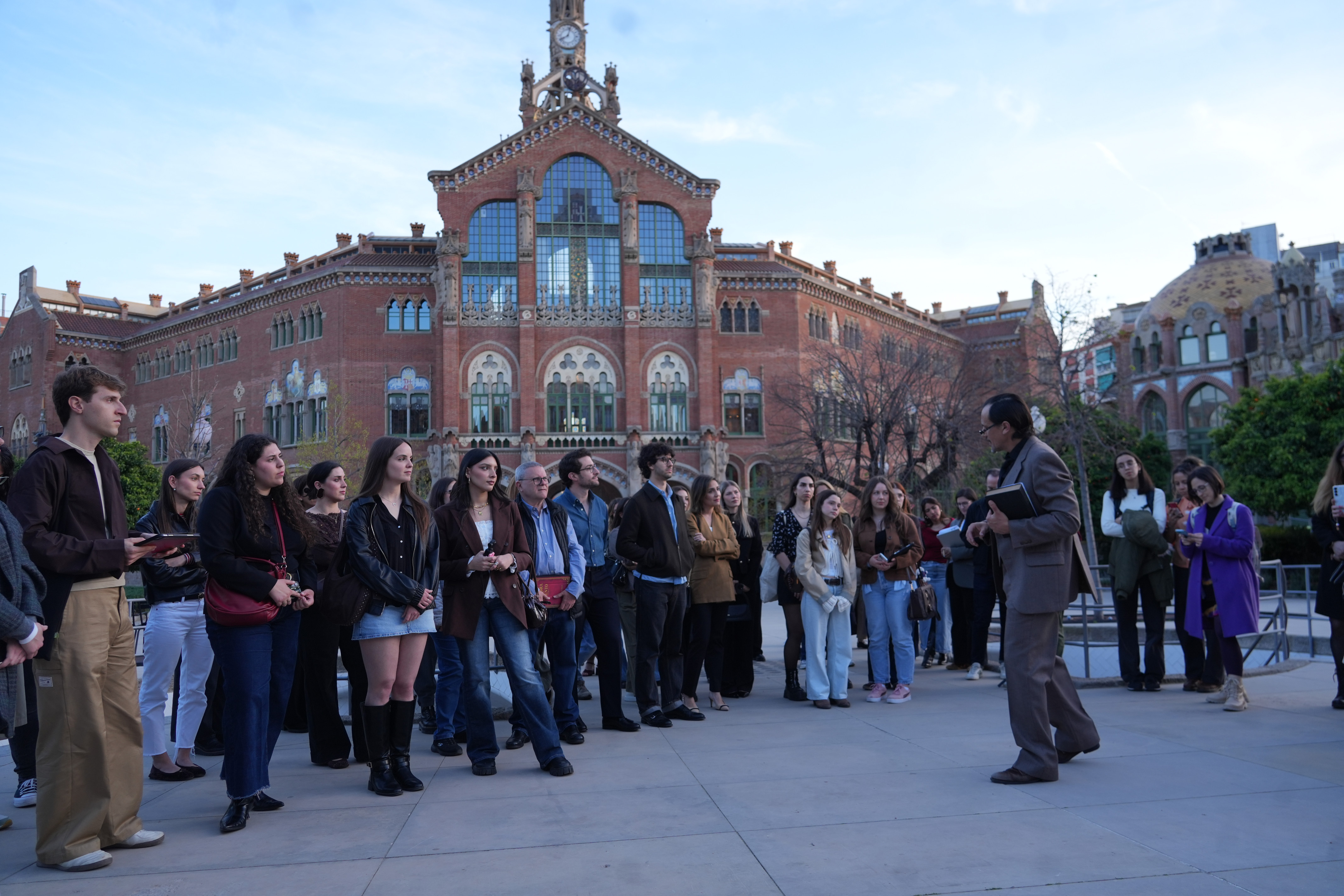 A moment from the literary game for the 25th anniversary of the first edition of ‘The Shadow of the Wind’ by Carlos Ruiz Zafón at the Recinte Modernista de Sant Pau in Barcelona