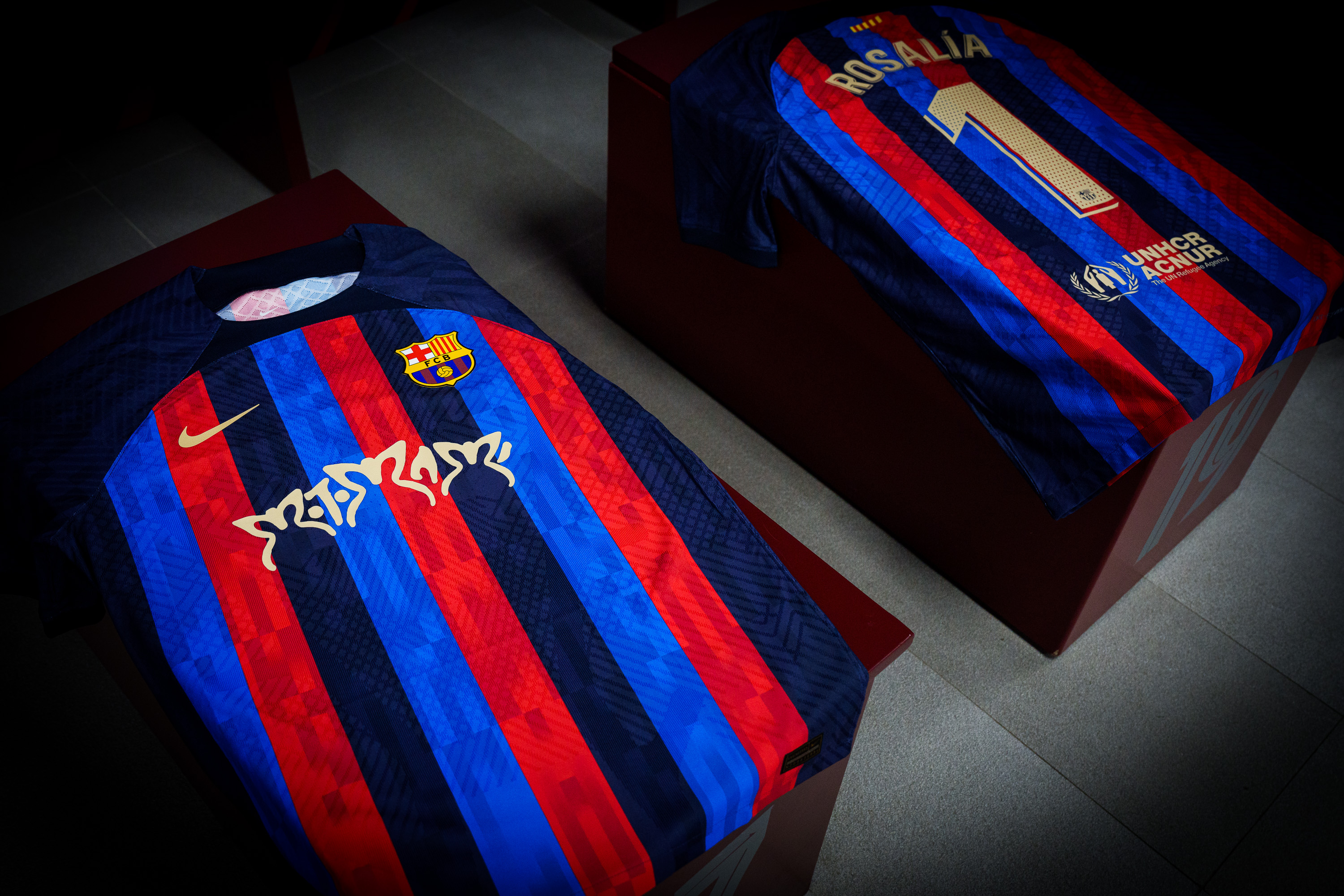 FC Barcelona and Spotify's Rosalía Football Kits