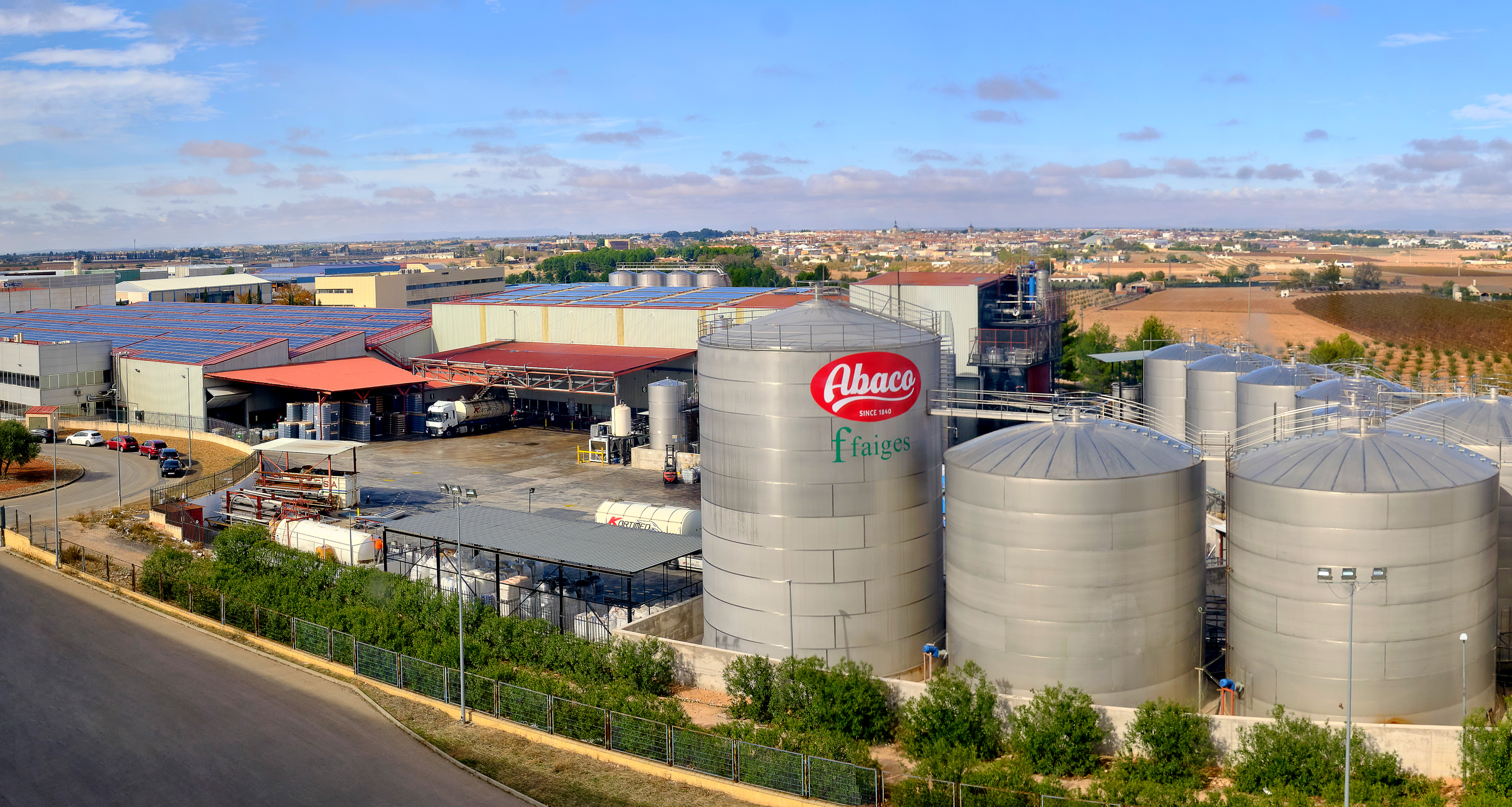 Plant of the Faiges olive group in Tortosa