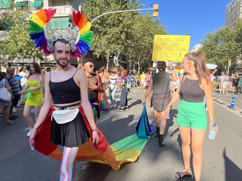 Barcelona Pride parade 2023
