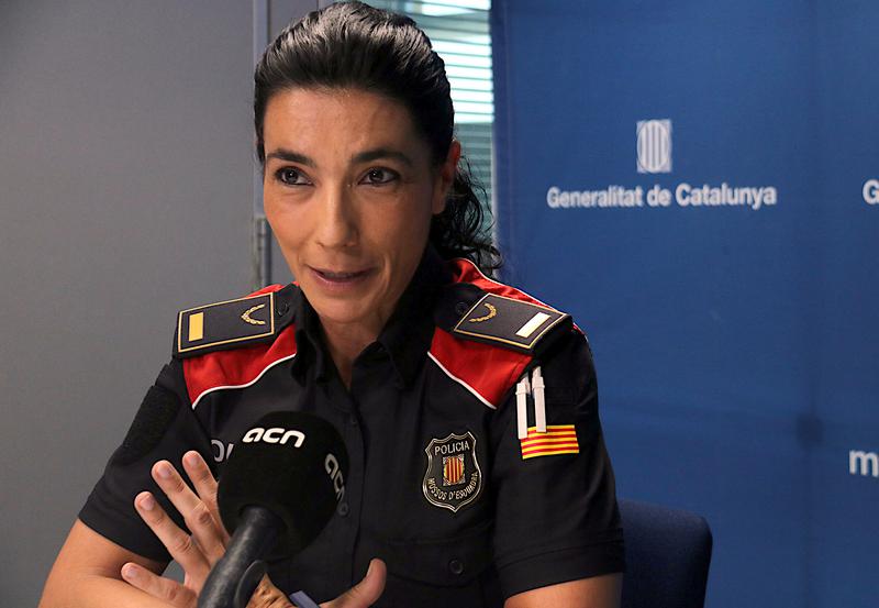 Montserrat Escudé, Mossos spokesperson, in an interview with ACN