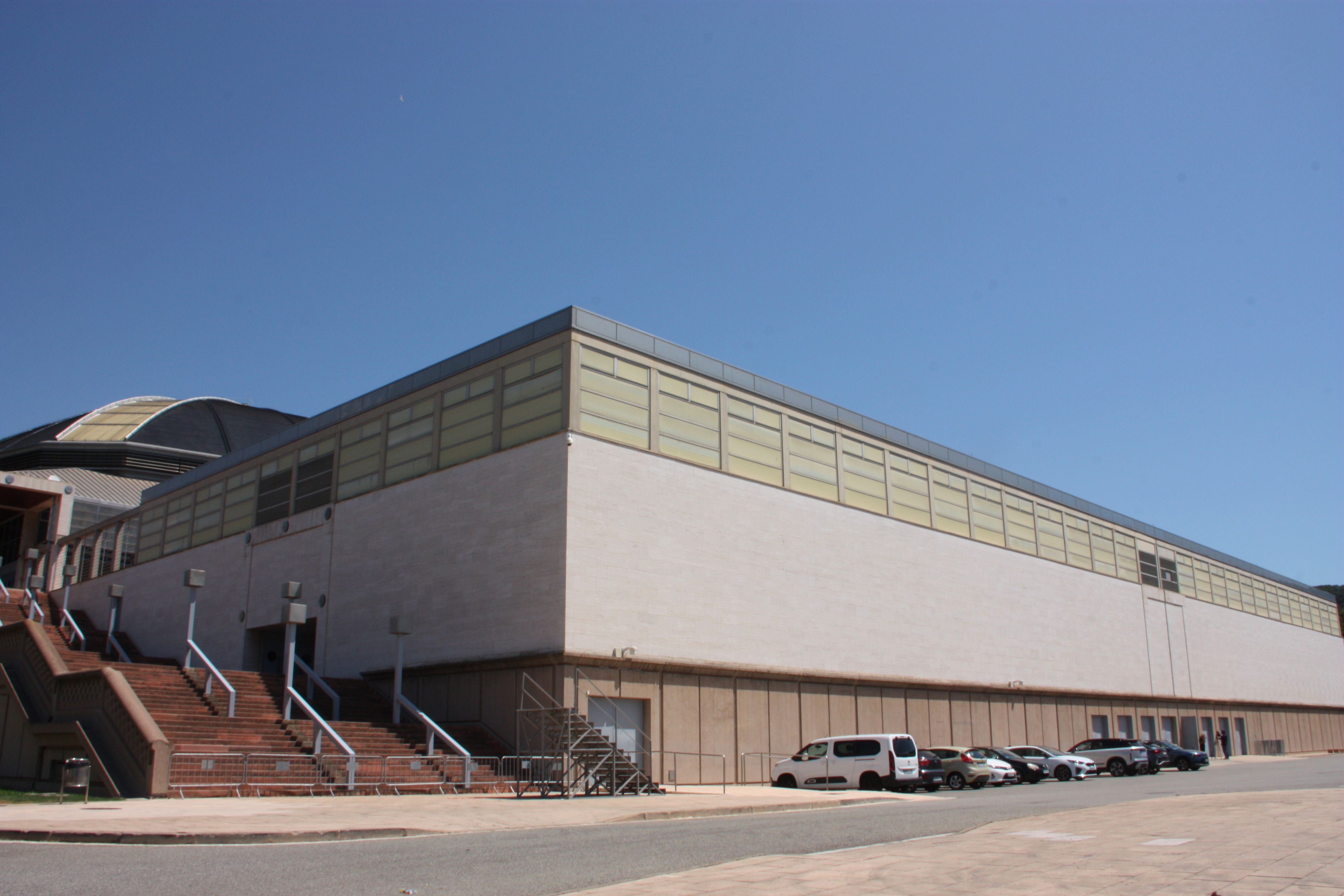 The current Sant Jordi Club building in Barcelona