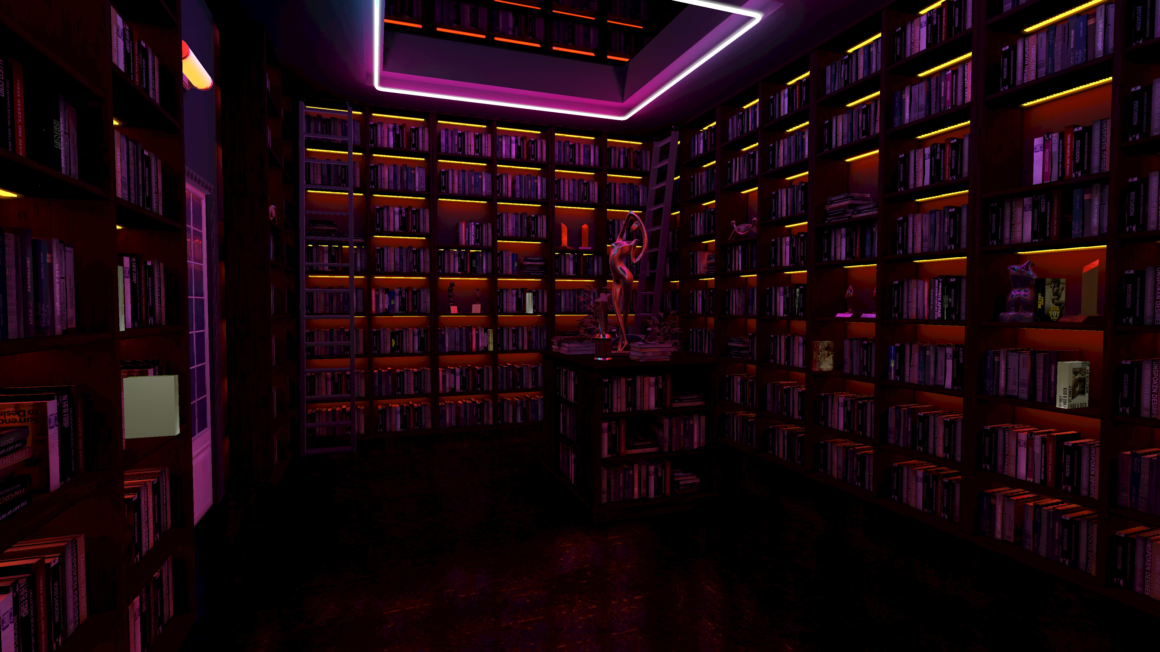 A virtual reality room part of the House of ERIKALUST erotic immersive experience in Barcelona