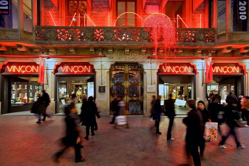 Vinçon store in Barcelona's Passeig de Gràcia before it closed in 2015. 