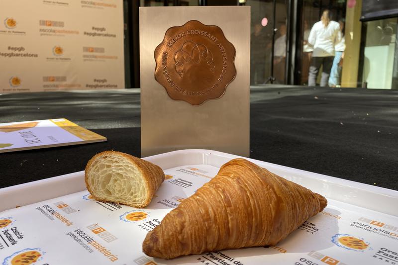 Spain's Best Croissant 2024 by Barcelona bakery Brunells. 