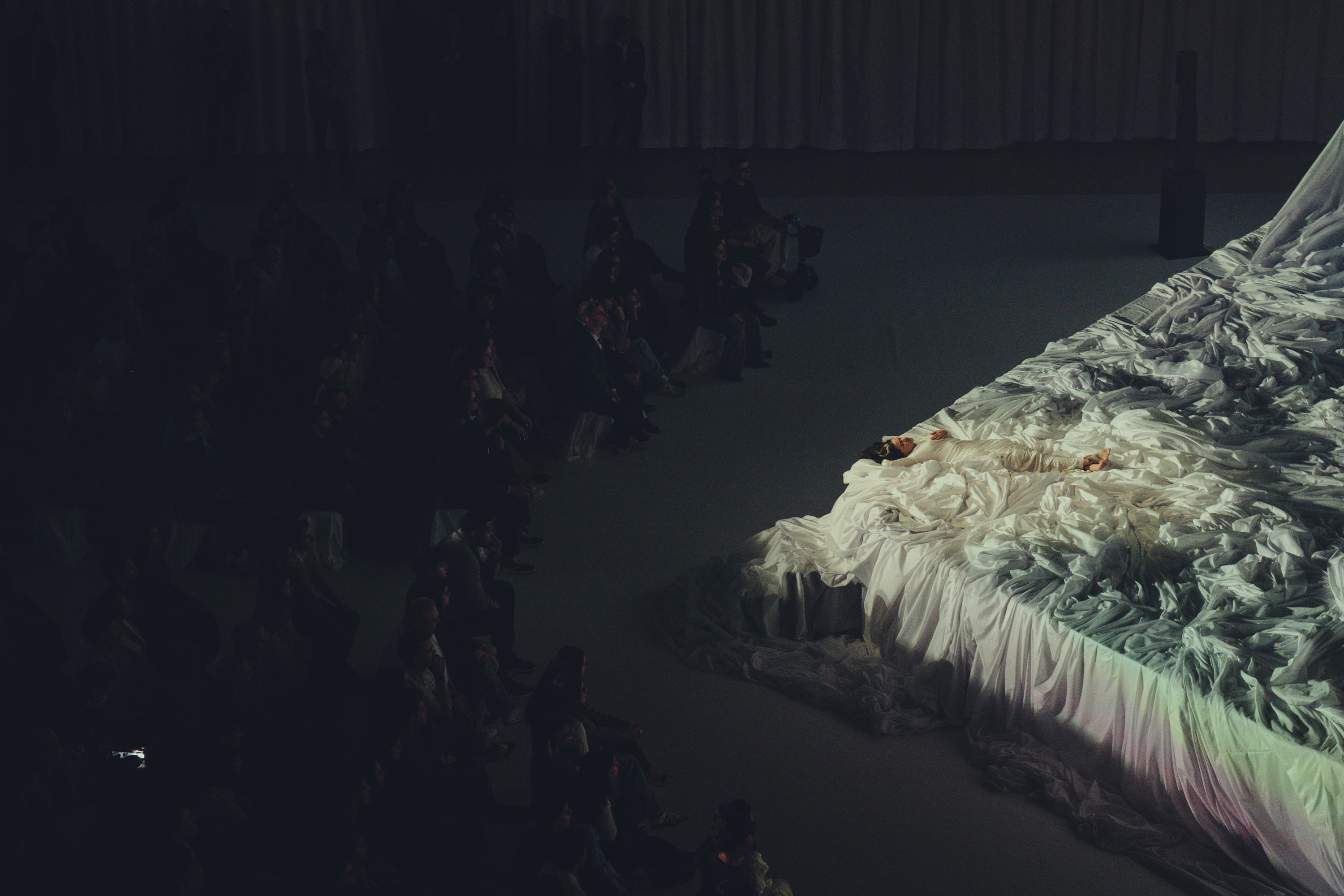 Listening party for Rosalía's new album Lux at Barcelona's National Art Museum of Catalonia (MNAC), on November 5, 2025