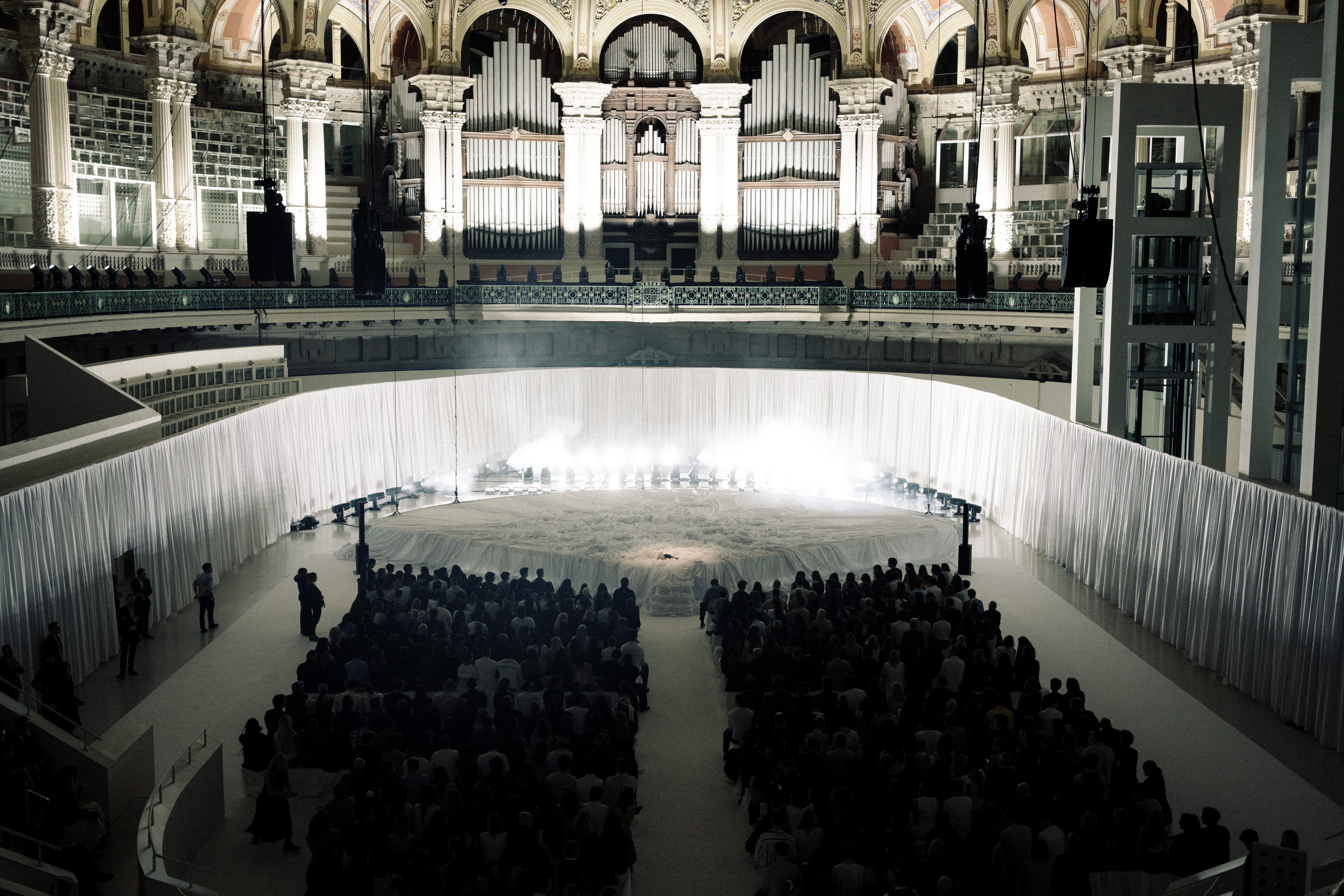 Listening party for Rosalía's new album Lux at Barcelona's National Art Museum of Catalonia (MNAC), on November 5, 2025