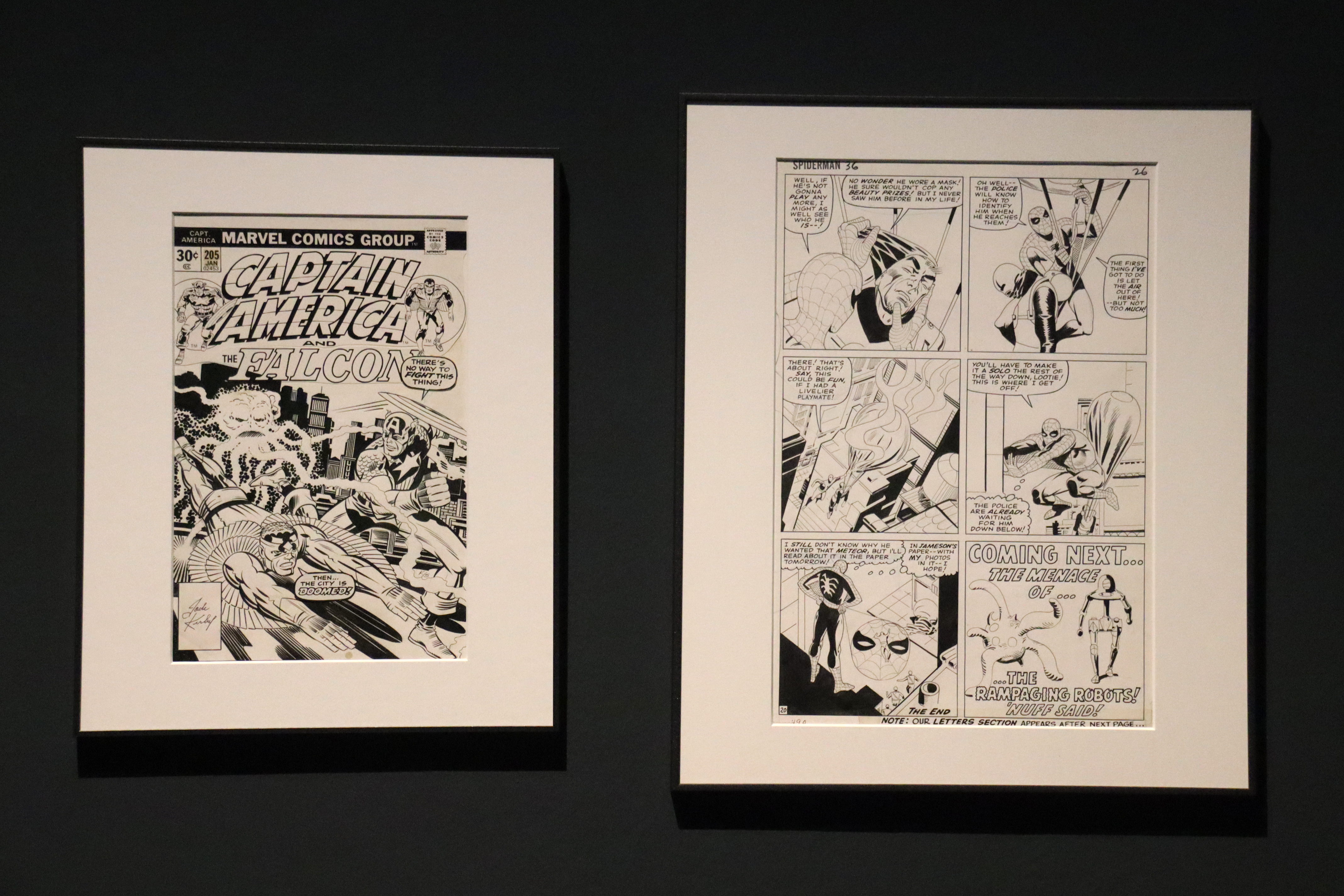 Marvel comic originals among the pieces on display at an exhibition at Tarragona's CaixaForum