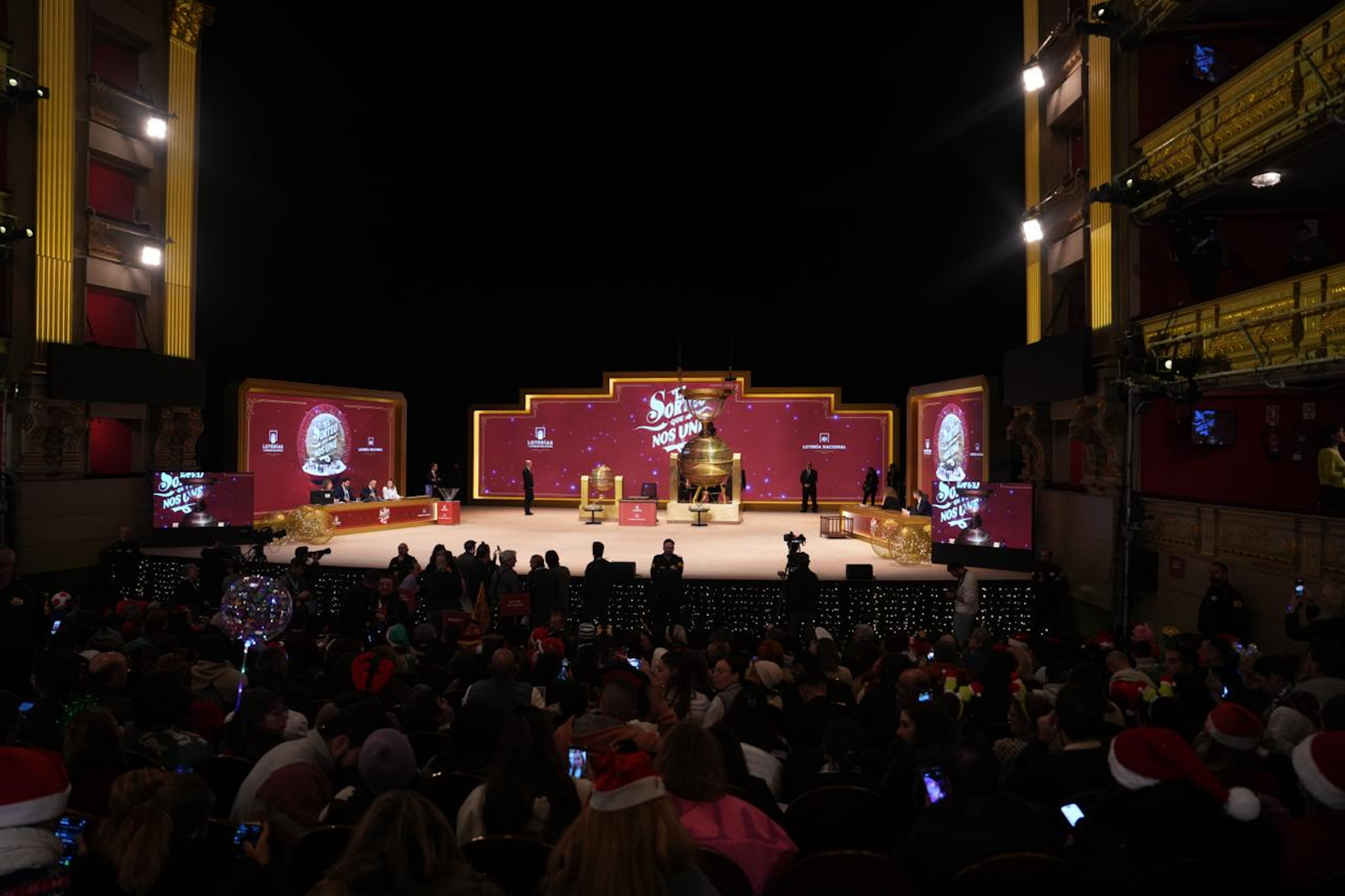 Spain's Christmas lottery draw at Madrid's Teatro Real