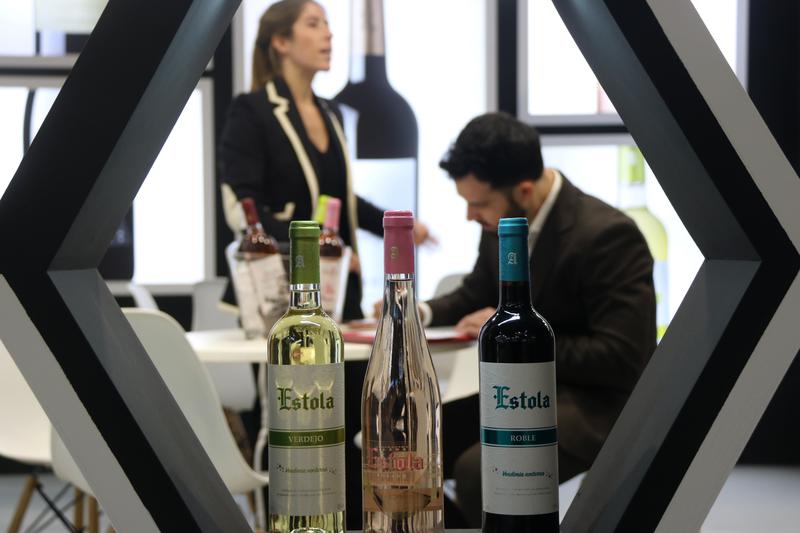 Bottles on display at Barcelona Wine Week