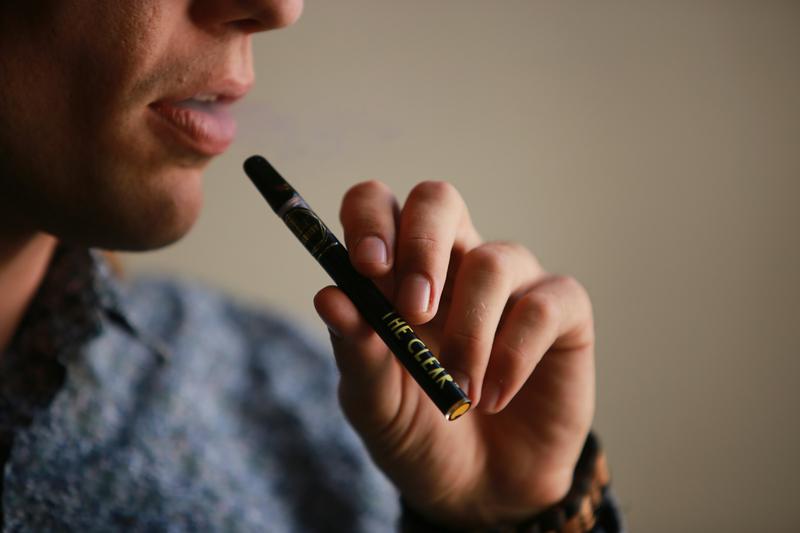 A vape user