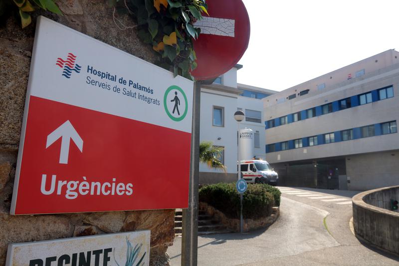 The emergency unit in the Hospital de Palamós in Costa Brava