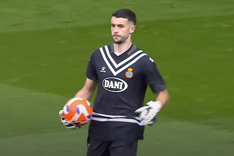 Joan Garcia playing for RCDE Espanyol