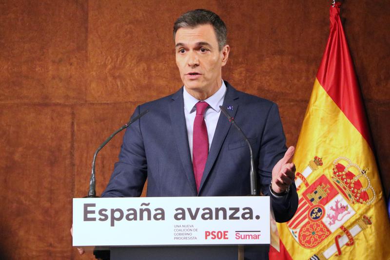 Socialists leader Pedro Sánchez on October 2023