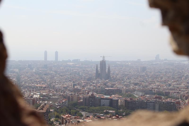 Panoramic view of Barcelona