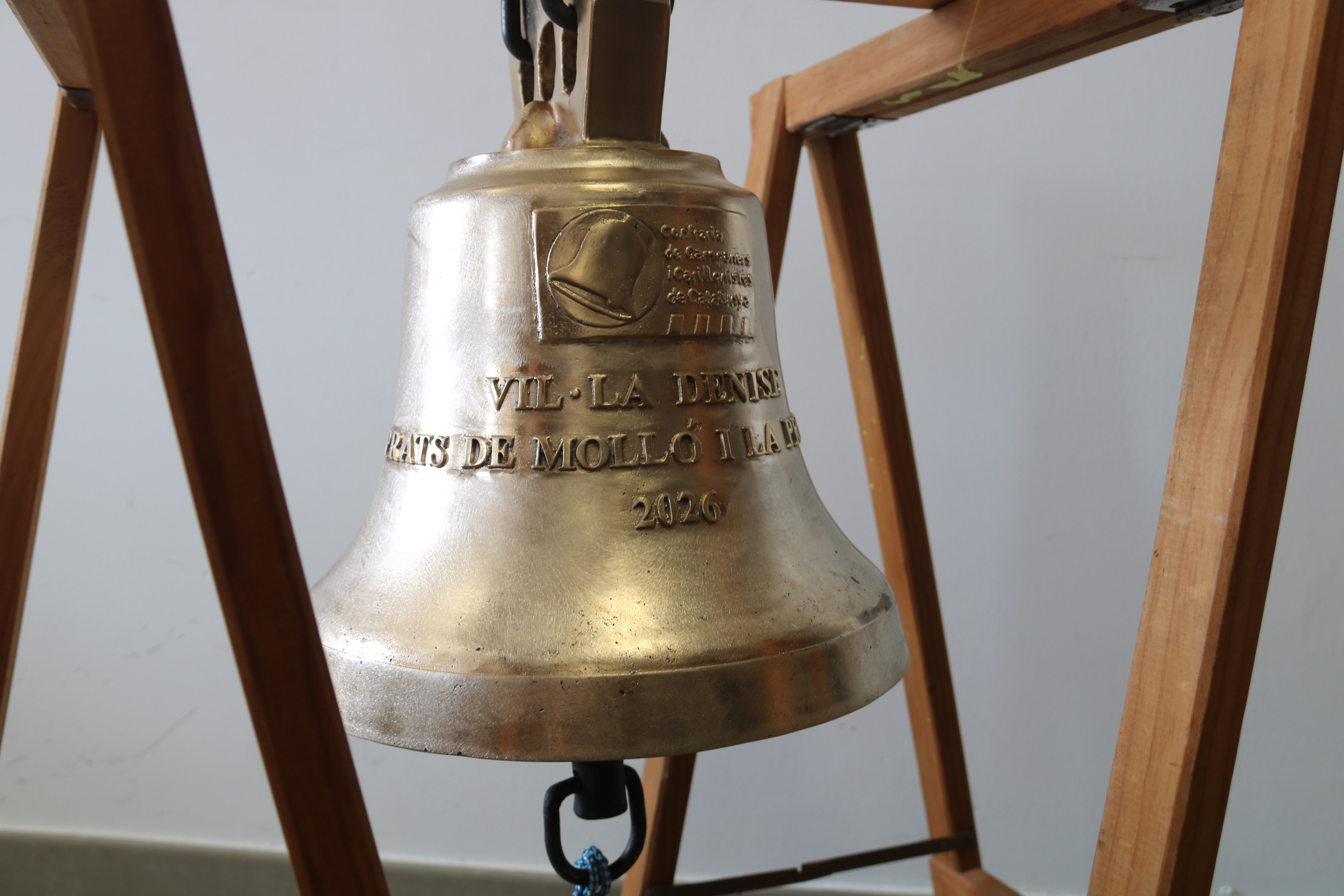 The ‘Villa Denise’ bell that will be installed at the Casa Macià in Prats de Molló