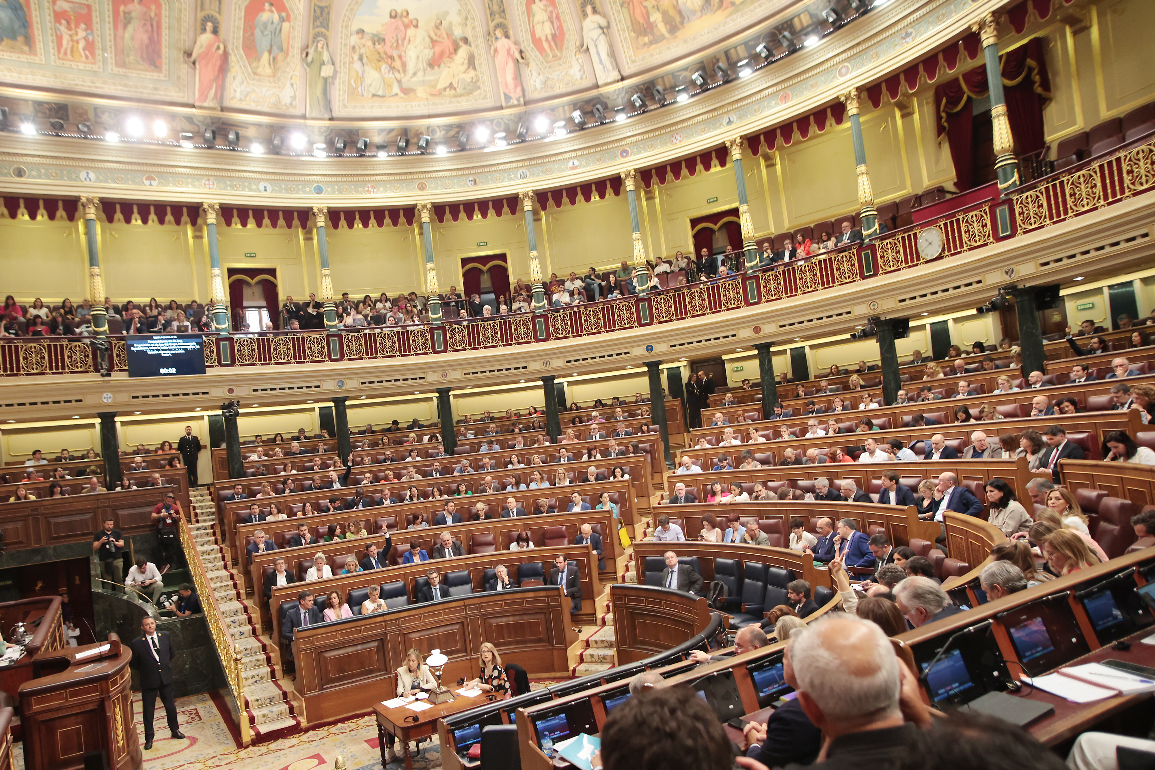 Spanish Congress during a plenary session on May 30, 2024