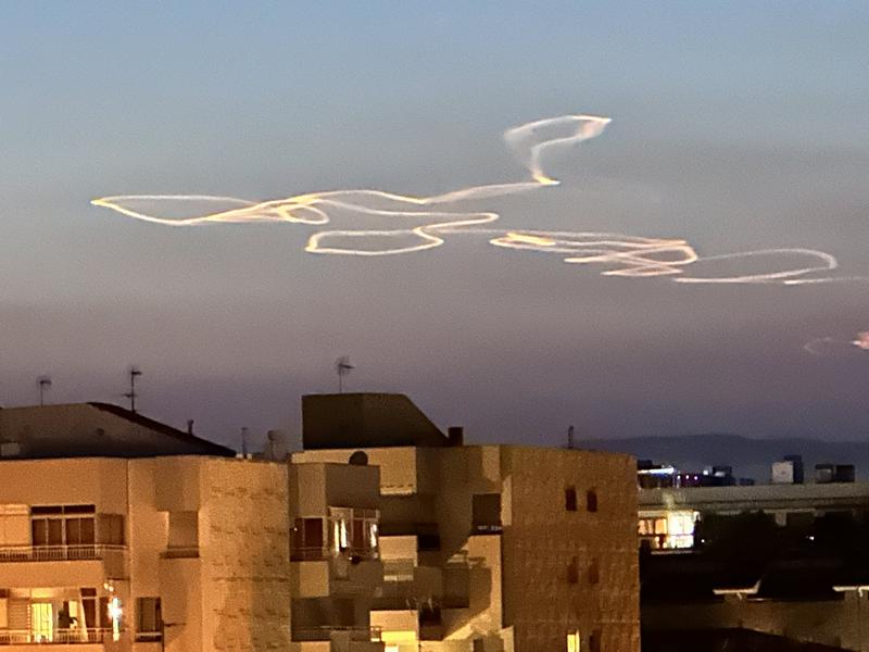 Trails of light were visible in the skies above Catalonia and beyond